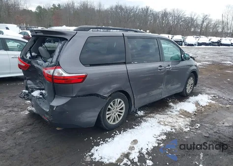 2015 Toyota Sienna Xle Premium 8 Passenger z USA, uszkodzony, nr VIN 5TDYK3DC8FS630020